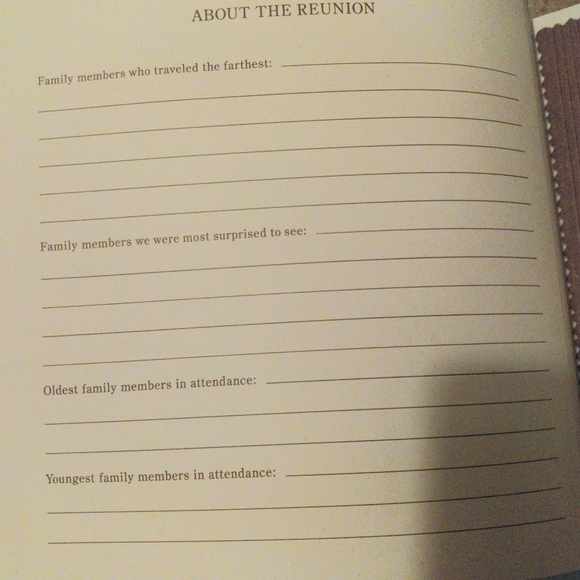 NWT Hallmark Family Reunion instant memory making book. - Picture 5 of 6